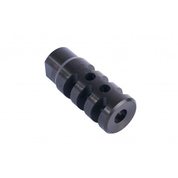 AR15  STAINLESS IN BLACK TAC MUZZLE BRAKE 762 X 39 #X16
