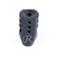 AR15 ARD STAINLESS IN BLACK  BIG MOUTH JR. MUZZLE BRAKE 5.56/223  #VM16