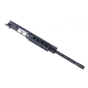 ARD AR15 STAINLESS SPIRAL FLUTED BULL BARREL IN BLACK  UPPER 16" #SPTB053