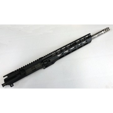ARD AR15 SPIRAL FLUTED 5.56 STAINLESS BULL BARREL COMPLETE UPPER 16" #P141