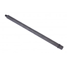 ARD AR15 5.56 STAINLESS IN BLACK SPIRAL FLUTED THREADED  BULL 1-9 TWIST BARREL 16 " #SB85