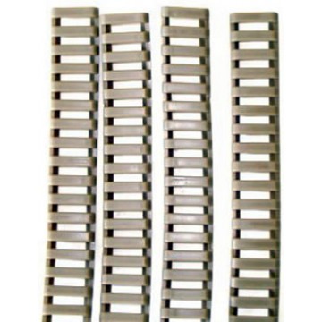 ARD Rubber ladder Rail Guard with Flexible Adjustment 4 PACK TAN #TL007