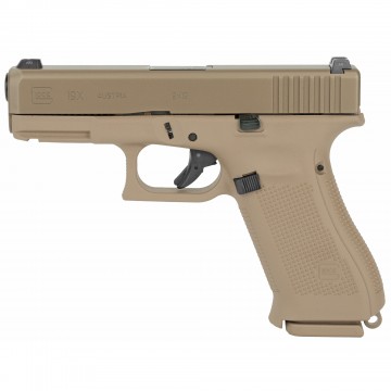 Glock, 19X, Striker Fired, Semi-automatic, Polymer Frame Pistol, Compact, 9MM, 4.02" Barrel, Glock Marksman Barrel 10RDS #PX1950701