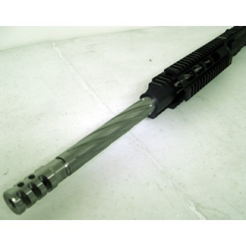 ARD  LR-308 STAINLESS SPIRAL BULL THREADED UPPER COMPLET WITH BCG & CH. HANDLE 20" #SR308