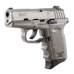 SCCY 9MM PISTOL GREY WITH SILVER SLIDE #CPX-2SG