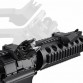 45 DEGREE SIGHTS Low Profile Front and Rear  Sight Set  #AR45