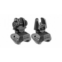 Mako Group  Front and Rear Flip-Up Sight Set #FRBSB