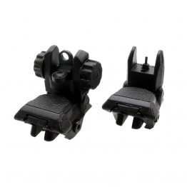 Low Profile Flip Up Front and Rear  Sight Set  #JC40