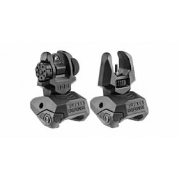 Mako Group  Front and Rear Flip-Up Sight Set #FRBSB