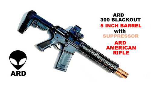 ARD AR15 300 BLACKOUT  WITH  SUPPRESSOR  #ARDTC300