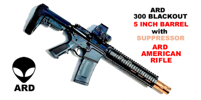 ARD AR15 300 BLACKOUT  WITH  SUPPRESSOR  #ARDTC300