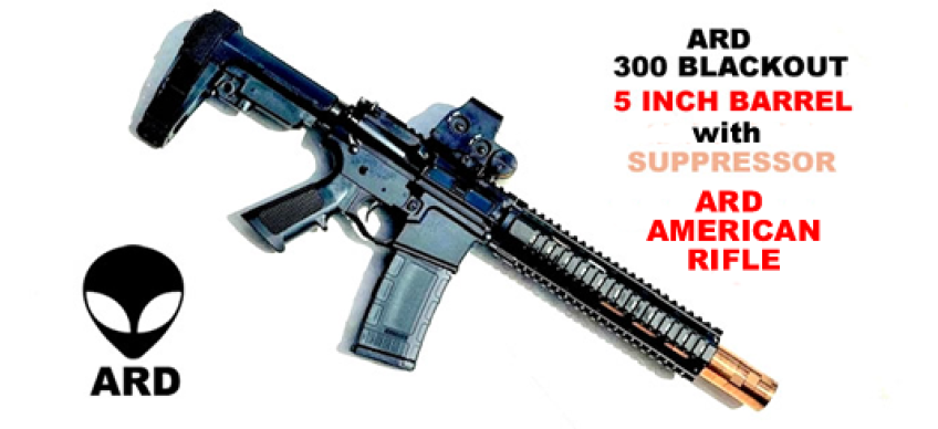 COMPLETE 300 BLACKOUT AR15 PISTOLS